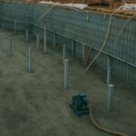Soil remediation for a brownfield site.