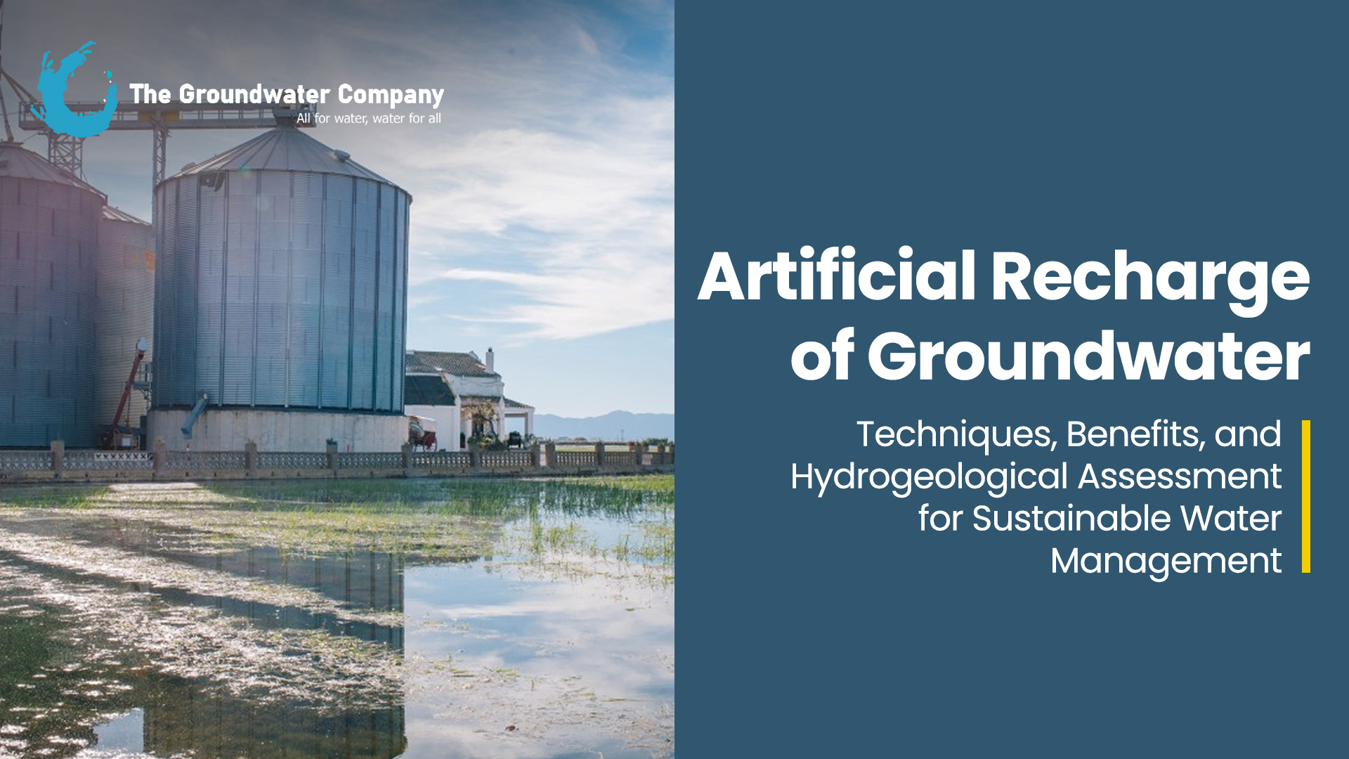 Artificial Rechargeof Groundwater