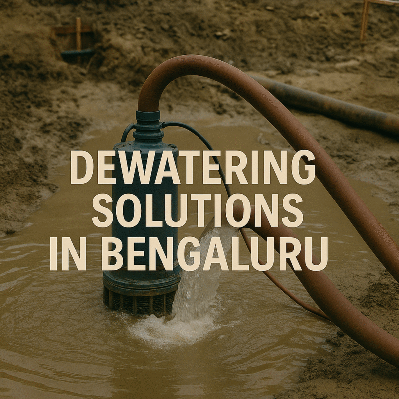Dewatering Solutions in Bengaluru