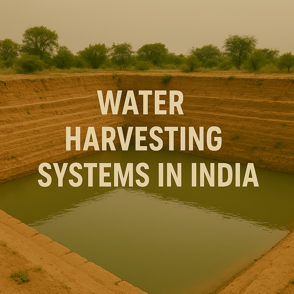 Water Harvesting Systems in India