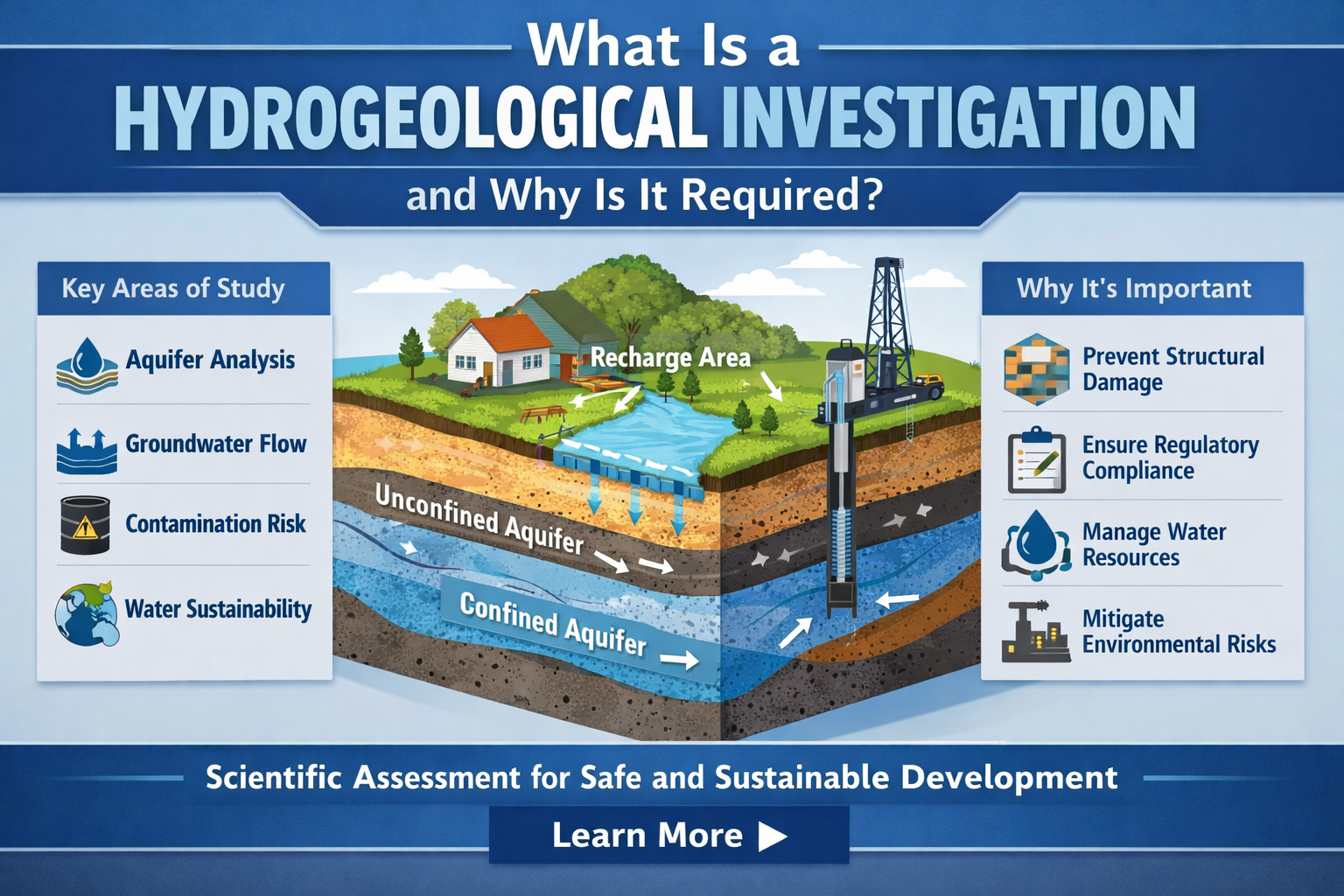 What Is a Hydrogeological Investigation and Why Is It Required?